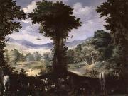 Carlo Antonio Procaccini Garden of Eden oil painting